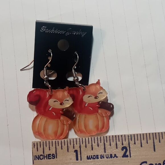 Squirrel earrings - Picture 1 of 3